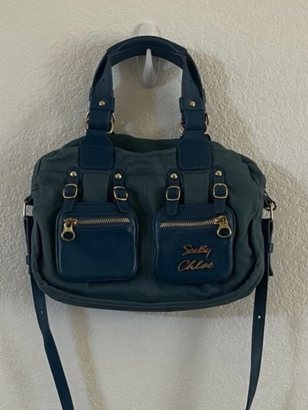 Vintage Y2K See by Chloe Leather Satchel Handbag
